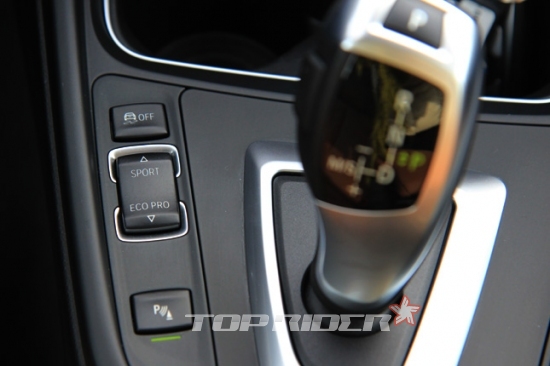 BMW 3 시리즈 그란투리스모 드라이브 모드 버튼