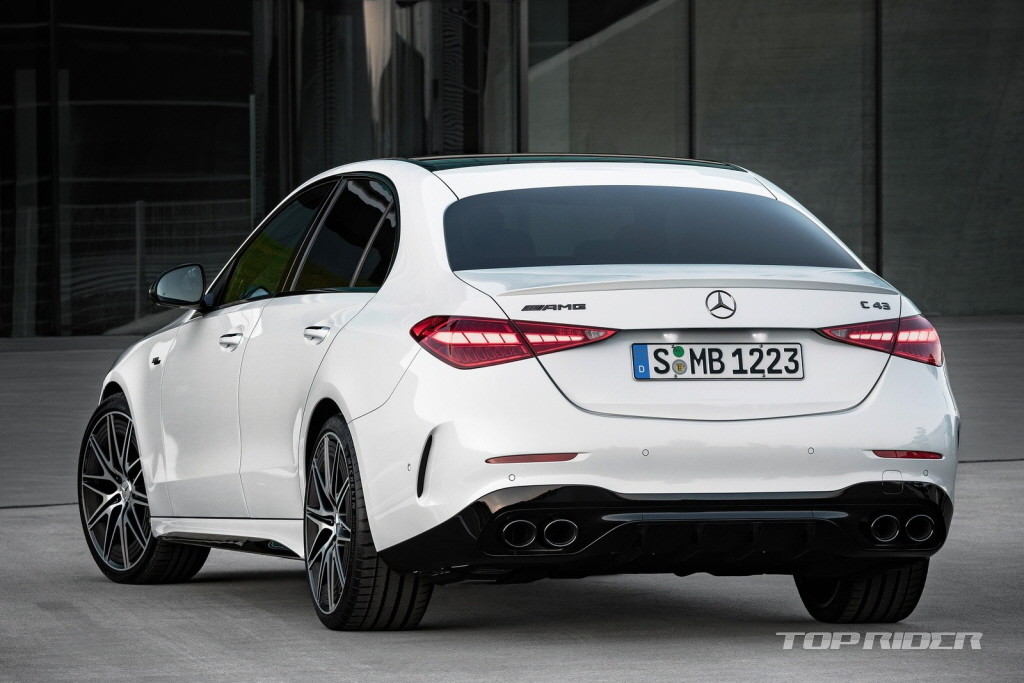 AMG C43 4MATIC 공개, 4기통 터보로 416마력