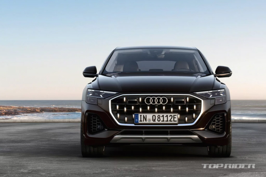 Audi Q8 partially modified hybrid unveiled, 490 horsepower eco-friendly SUV