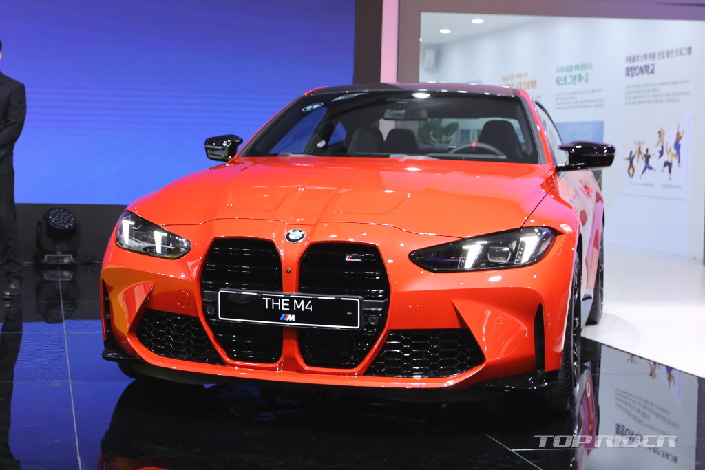 BMW M4 partially modified actual vehicle revealed, launched in Korea in August